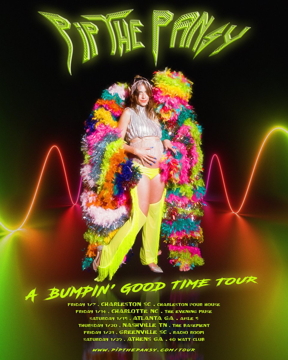 JUST ANNOUNCED: A Bumpin’ Good Time Tour pipthepansy.com/Tour
