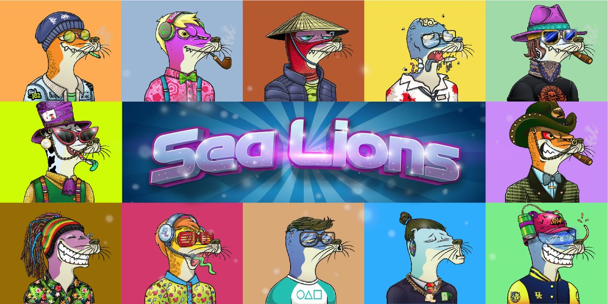 SeaLionsNFT's tweet photo. With the SL Club picking up some speed we thought we would give you an exclusive look at some of our beautiful friends. Imagine being able to rock one as your PFP and then being able to play with him in-game
We are here to take over the P2E space.
WAGMI #nft #nftart #sealionsclub https://t.co/JK1tn5vEN8