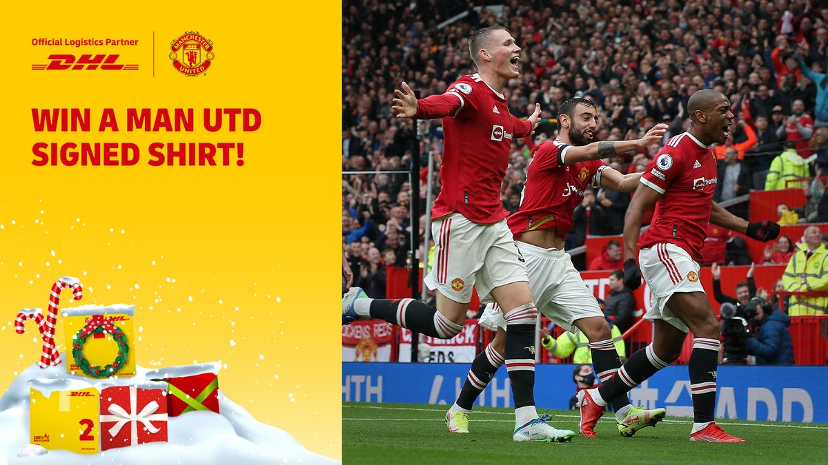 Today marks the 2nd day of our DHL 2021 Advent Calendar, where we're giving away exclusive prizes!

We're giving away a @ManUtd jersey signed by the first team!🔴⚽ 

Want to know how to enter? 🤔

Just click the link below and sign up! 👇

bit.ly/3Dhk5Ze

#24DaysofDHL