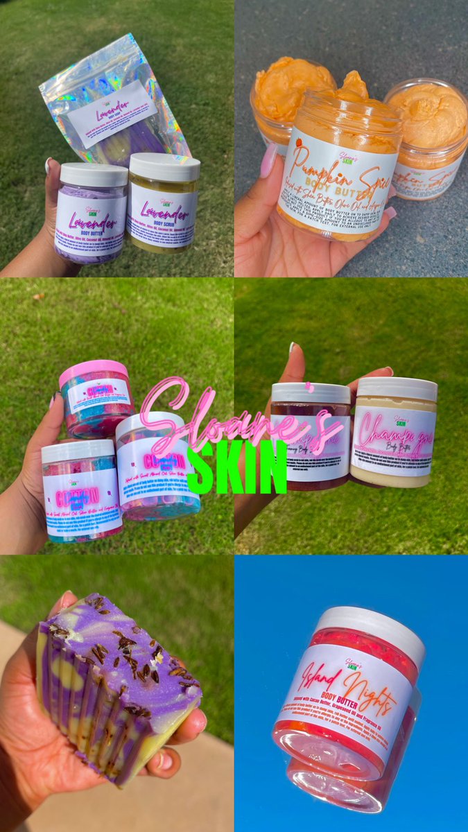 invest in your skin with Sloane’s Skin💖💚 #BlackOwned #BlackOwnedBusiness #ncat #skincare #naturalbodycare #naturalskincare <a href="/sloaneaveryy/">✰</a>