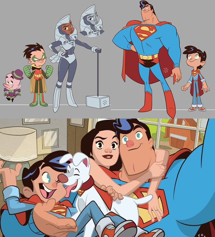 UniversoDCnauta's tweet photo. Nunca vou superar que a warner não aprovou a série animada da Superman Family. https://t.co/UYyTawOjF6