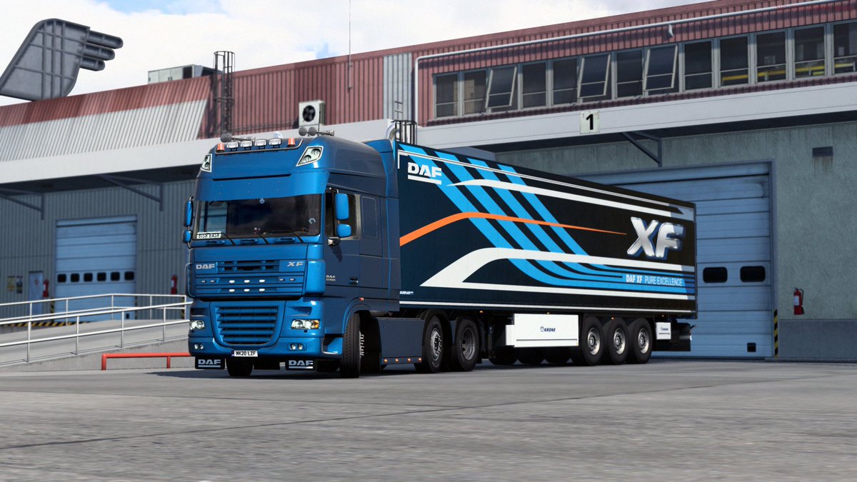 Hole_inthe_toad's tweet photo. Malaga to Vantaa with vaccines - just under 4000km. 
#ETS2 #DAFTrucks @SCSsoftware #screenshot https://t.co/G3ERIq2u6T