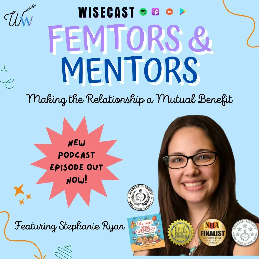 WomenWisest's tweet photo. Does gender make a difference when seeking navigation for personal and career development? Tune in to WISEcast S2 EP 11 to hear from Stephanie Ryan, a chemistry educator on her experiences.
#femtor #WISEcast #WomenInSTEM #womenempowerment #womensupportingwomen #Chemistry https://t.co/DNk1K65zRk