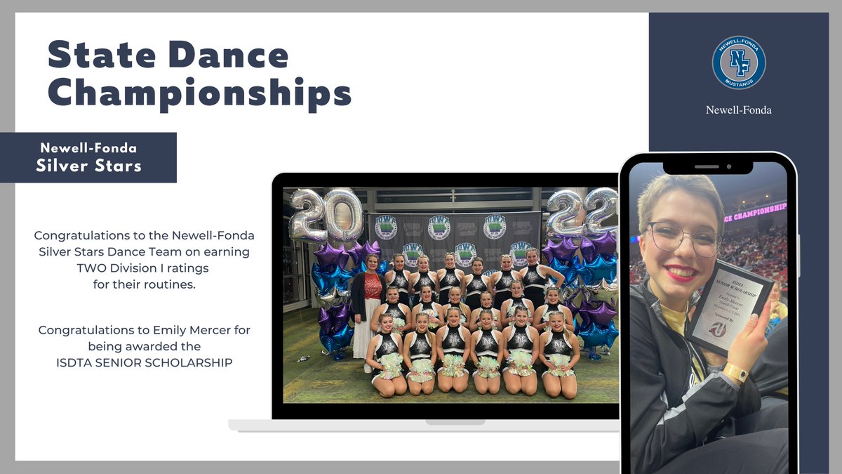 NFMustangs's tweet photo. Congratulations Silver Stars! #newellfonda https://t.co/3M3bPlNobl
