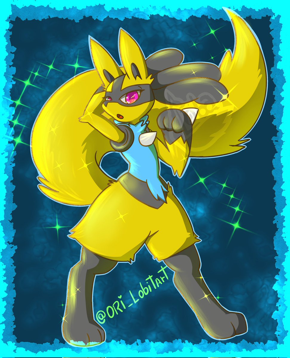 RichyMiner (Art) 🇲🇽 on X: RT @Ori_Lobitart: ~ ♀️✨ . #lucario