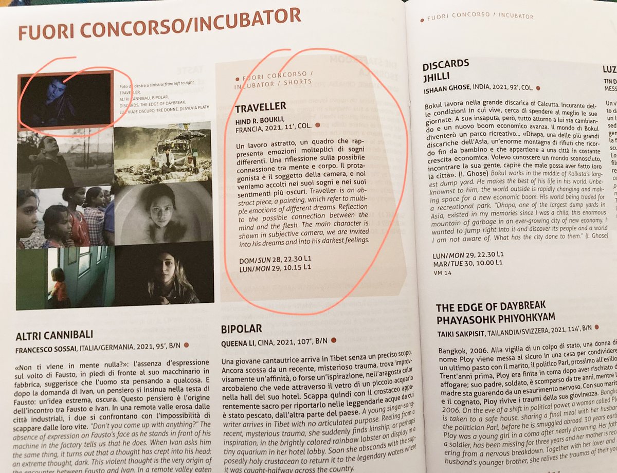 HindRBoukli's tweet photo. Retour sur un super séjour à #Turin dans le cadre du #TorinoFilmFestival // Presentation de #Traveller short-film section Incubateur au #cinemaLuxTorino #TorinoFilmFestival #TFF39 @infineeditions
 @torinofilmfest @VillaMedicis @McZinsou @museocinema @CineDamsTorino https://t.co/NkkiRIuKYd