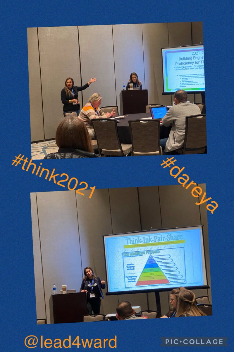 Our amazing McAllen ISD Leadership presenting @lead4ward Think Conference! Blessed to be a part of this phenomenal team! #think2021 #dareya @lead4ward @Rockets120 @BenMilamElem @McAllenISD