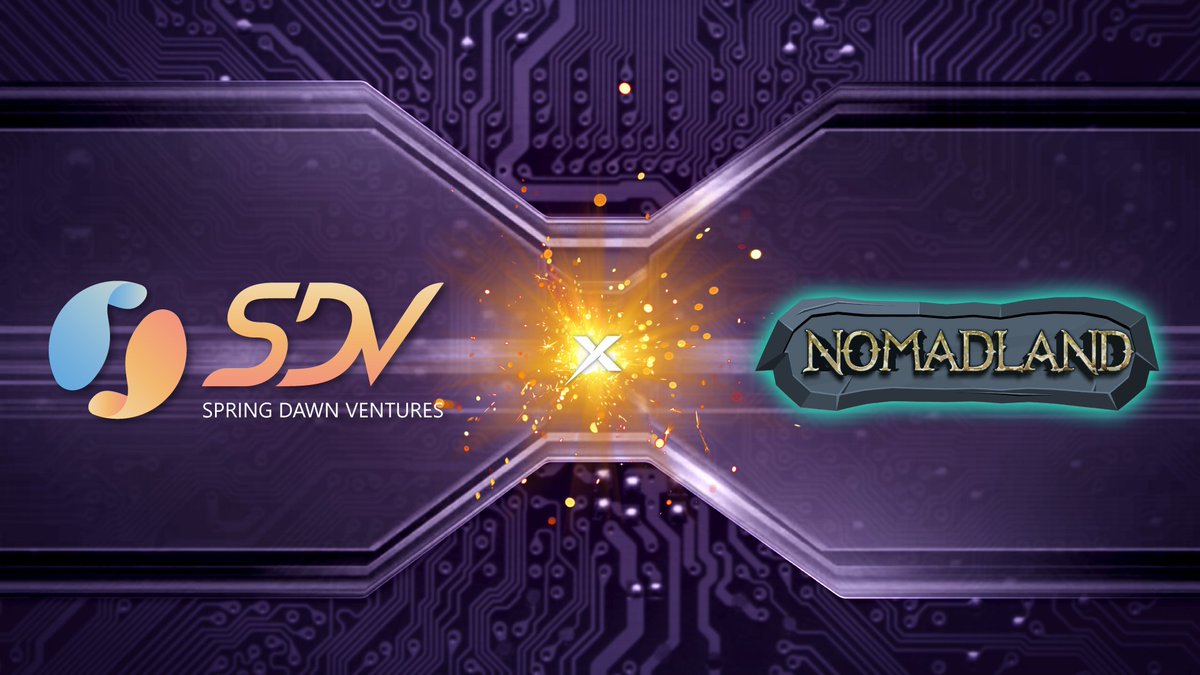 We are honoured to announce our latest partnership with <a href="/Nomad__land/">Nomadland</a>, a great blockchain NFT videogame which is surely going places!
At SDV we only invest in the most promising projects that can contribute to make crypto different and better, <a href="/Nomad__land/">Nomadland</a> is for sure one of them!