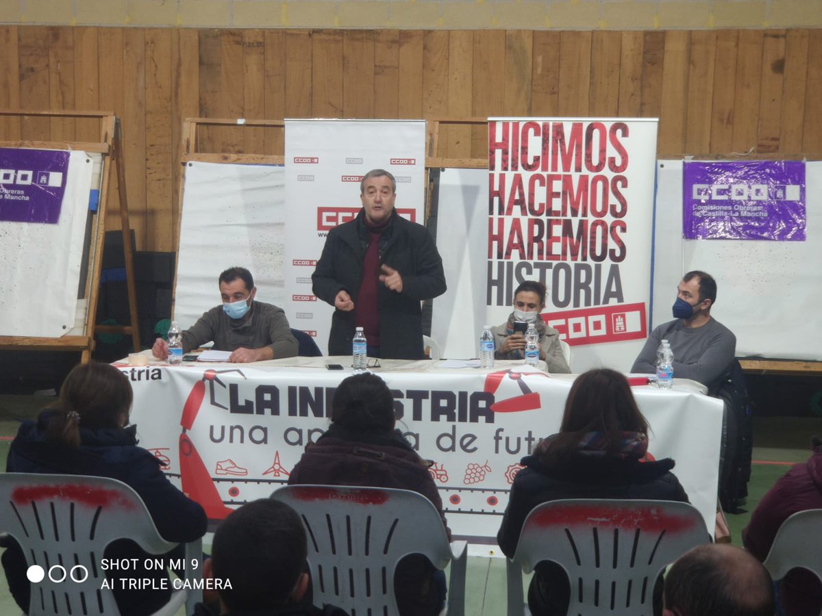 Angel León, secretario acción sindical CCOO CLM tweet media