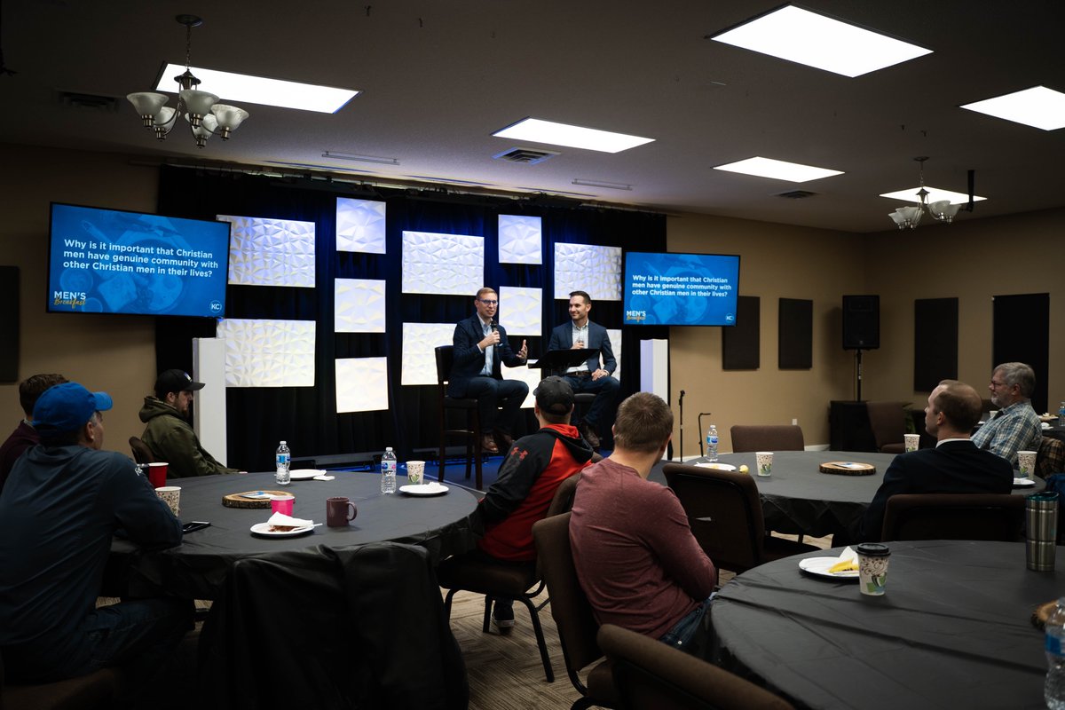 FellowshipKC's tweet photo. Thank you for joining our Men’s Breakfast this morning! We discussed the importance of genuine community with other Christian men and how to get involved here at The Fellowship Kansas City. 
Interested? ill out a digital connection card through the link in our bio! https://t.co/8UeX0fCCKw