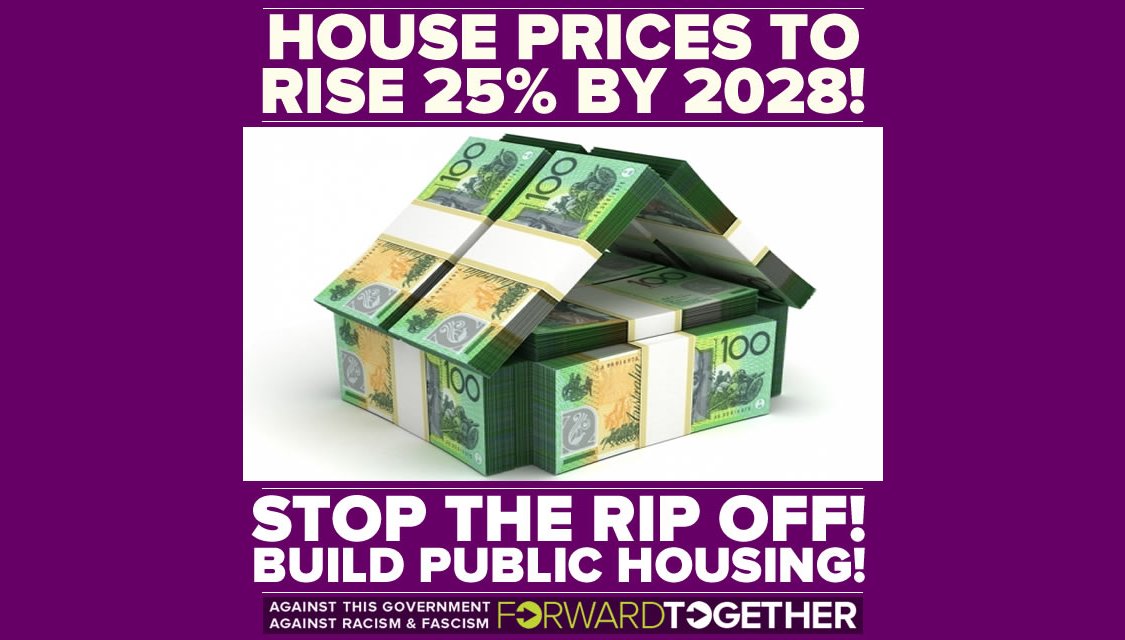 forward_ireland's tweet photo. A new report from KPMG says that Dublin's #housesprices are going to rise by a whopping 25% over the next few years. Most homes are already out of the reach of ordinary people in our capital, and now their cost is going to rise by a quarter? https://t.co/LNSXFMxmzQ