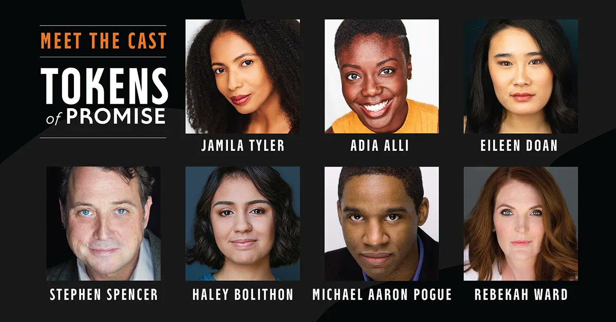 MEET THE CAST of TOKENS OF PROMISE:

Jamila Tyler, Adia Alli, Eileen Doan, Stephen Spencer, Haley Bolithon, Michael Aaron Pogue, Rebekah Ward.

This FREE event will be Dec 4 at 3pm at the Annie B. Jones Civic Arts Center. Visit buff.ly/3dbeU2s to RSVP today!