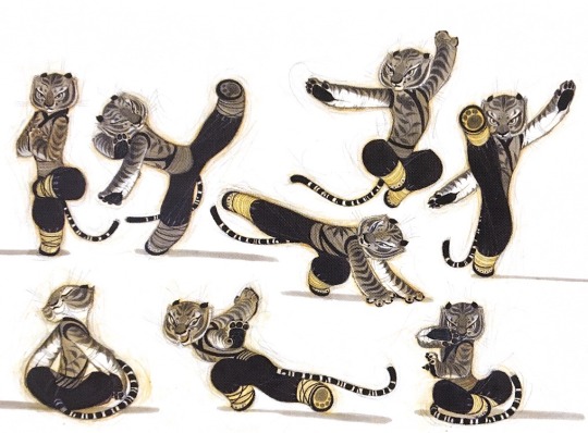 Animated_Antic's tweet photo. I will never ever get tired of looking at Nico Marlet's character designs for Kung Fu Panda. Man, they are just so good. https://t.co/FDLeT8dgLe