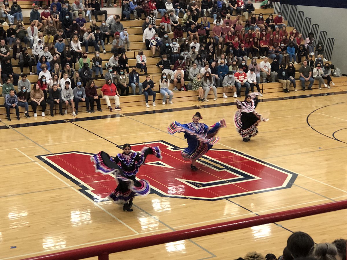 MarshaSkoczek's tweet photo. My favorite assembly we have all year. Love celebrating the diversity of our Olathe North family! https://t.co/7JCC7wD0D9