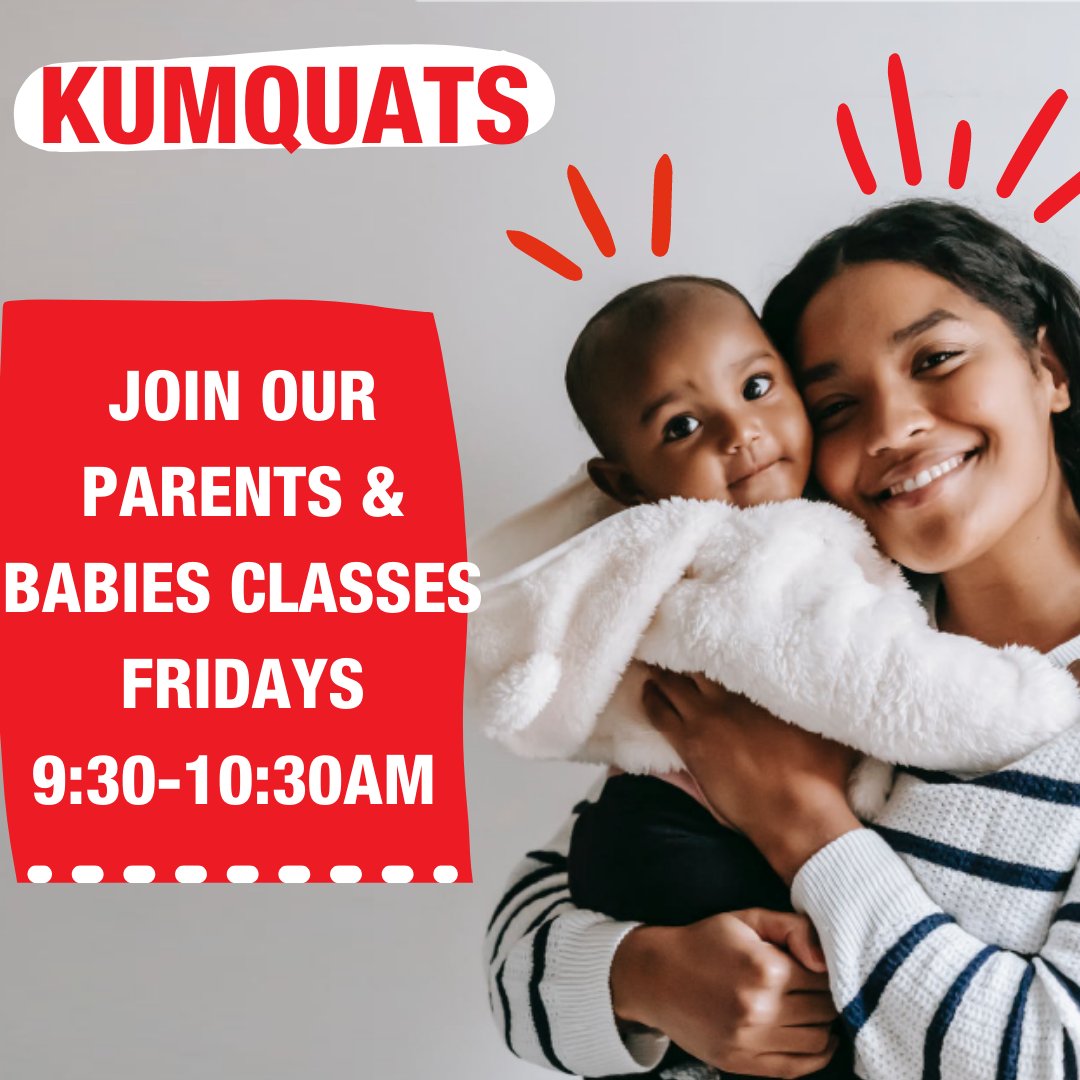 📣📣 We are postponing the last Kumquats session of the year until next Friday! No session tomorrow, but we'll be back on December 10th at 9:30am.

Our sessions are joyful and interactive, full of songs, games, and socialising. New parents &amp; babies are always welcome! 🍊🌟