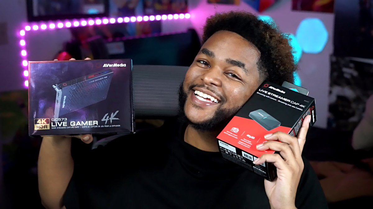 KDotDaGawd's tweet photo. Cats out the bag! Thank you @AVerMedia for these GAWDLY GIFTS! Iβve been blessed w/ the #GiftOfCreativity Need a gift for your FAV CREATOR? Check out the sales from @AVerMedia! #Ad
Pics taken w/ Cap 4K! Now make your setup + gameplay GAWDLY like me: https://t.co/VWX6b6W3kP https://t.co/5qaKDWeikp