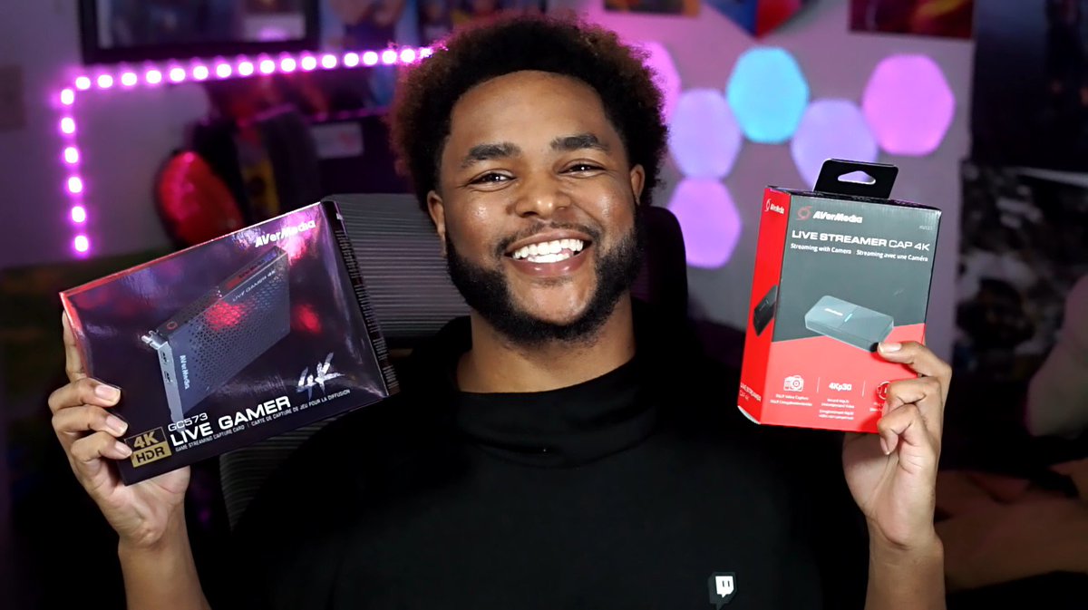 KDotDaGawd's tweet photo. Cats out the bag! Thank you @AVerMedia for these GAWDLY GIFTS! Iβve been blessed w/ the #GiftOfCreativity Need a gift for your FAV CREATOR? Check out the sales from @AVerMedia! #Ad
Pics taken w/ Cap 4K! Now make your setup + gameplay GAWDLY like me: https://t.co/VWX6b6W3kP https://t.co/5qaKDWeikp