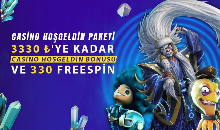 Casinoculara özel 

Casino Hoşgeldin Paketi 

3330₺ ye kadar 3330₺ + 330 Freespin fırsatı

👉🏼 bit.ly/3HOAcRE