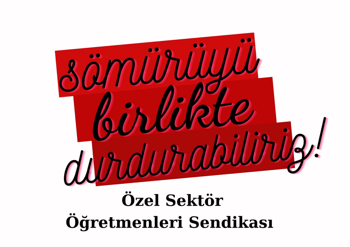 #BizDeÖğretmeniz 
Özel sektör öğretmenleri olarak hep beraber başaracağız!