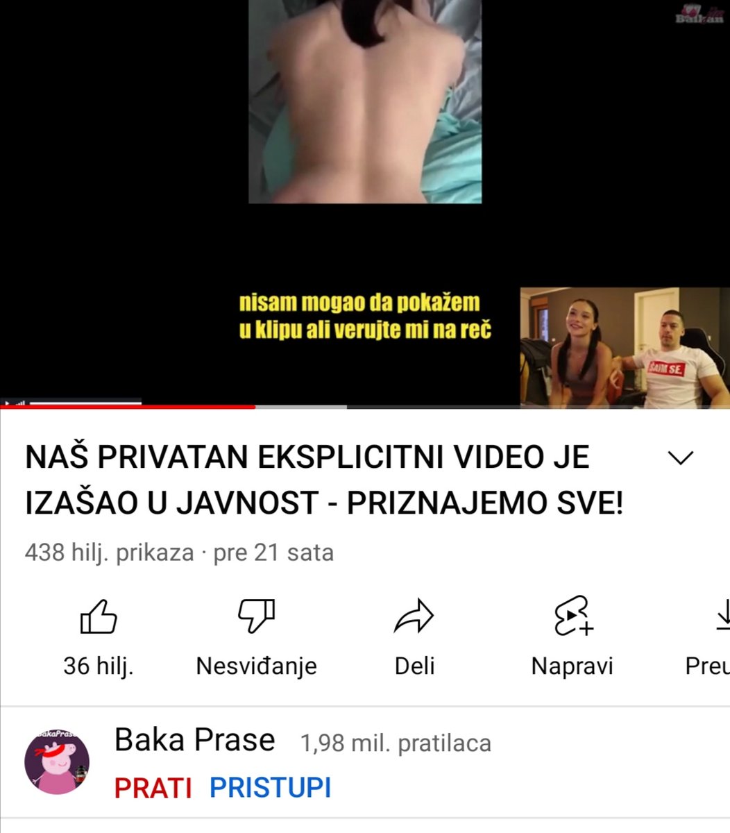 Dijanas10's tweet photo. Pa ovaj snimak bi joj bio manja sramota i ponizenje od onoga sta izgovara u ovom videu, kao i toga na koji nacin on govori o svemu tome #caosvima https://t.co/lg5Ka7QrXh