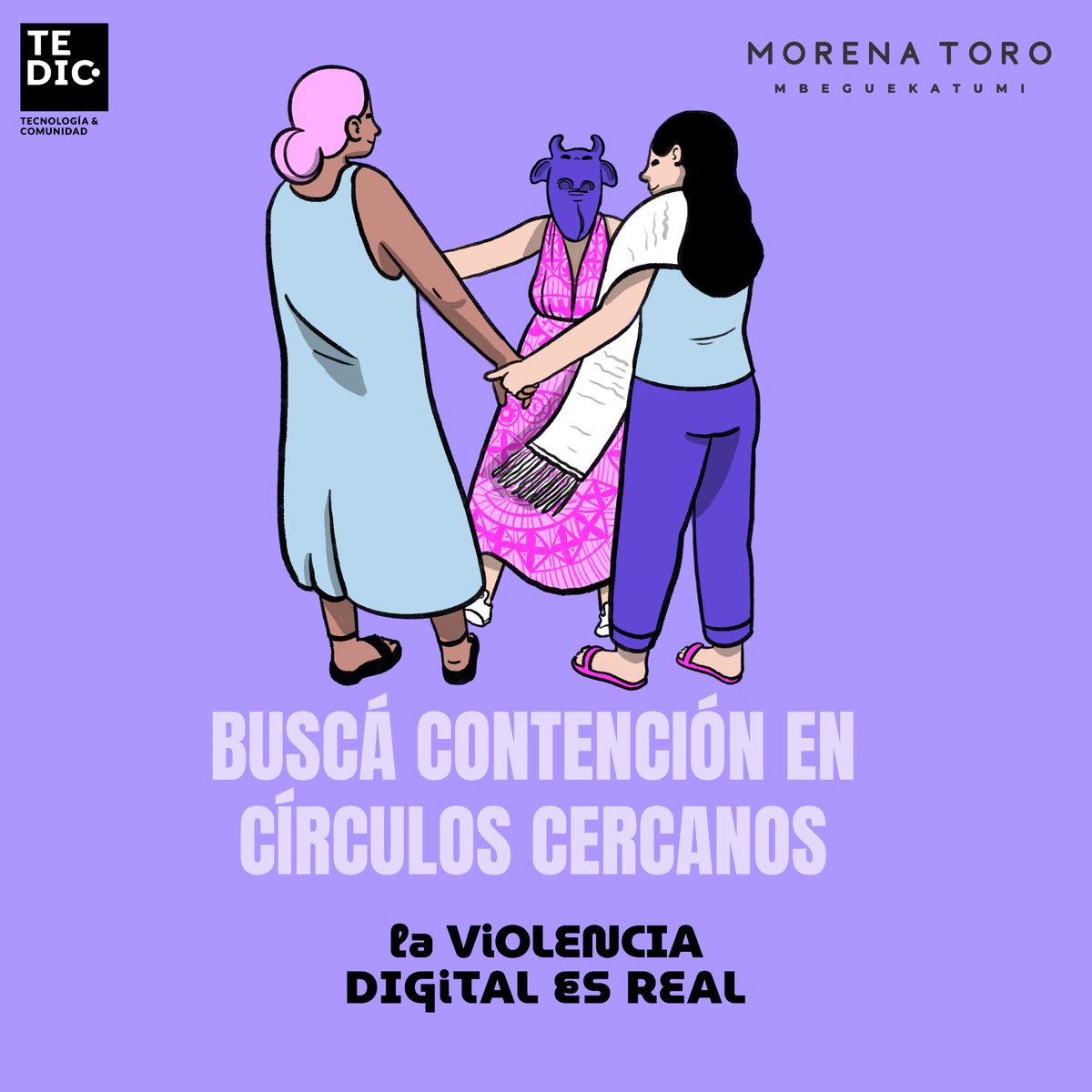 TEDICpy's tweet photo. Hablamos de violencia digital de género, pero con estilo 😎
¿Cómo reaccionamos y nos protegemos de la #ViolenciaDigital? @MorenaToro nos habla desde sus #RedesSociales 👩‍💻🎉 #LaViolenciaDIgitalEsReal #25N #25NPY  
Aquí más información 🔗➡ https://t.co/nCRdNgwAMC https://t.co/ohZ1wifdTp