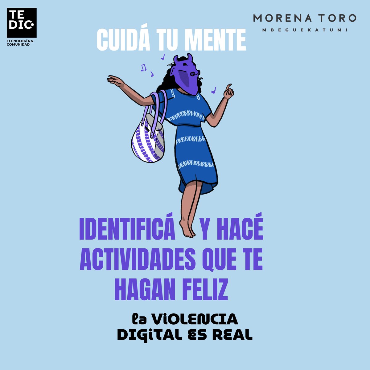TEDICpy's tweet photo. Hablamos de violencia digital de género, pero con estilo 😎
¿Cómo reaccionamos y nos protegemos de la #ViolenciaDigital? @MorenaToro nos habla desde sus #RedesSociales 👩‍💻🎉 #LaViolenciaDIgitalEsReal #25N #25NPY  
Aquí más información 🔗➡ https://t.co/nCRdNgwAMC https://t.co/ohZ1wifdTp