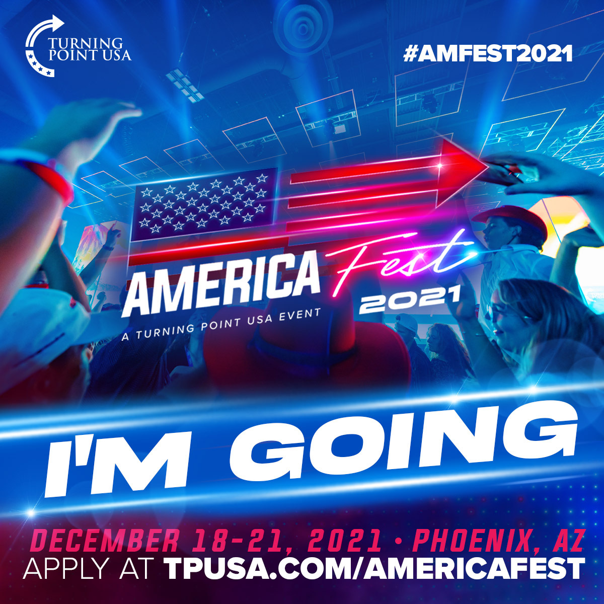 Alyssa_Dempsey's tweet photo. Are you ready?!? @TPUSA #AMFEST2021 https://t.co/dy8HhF4nhQ