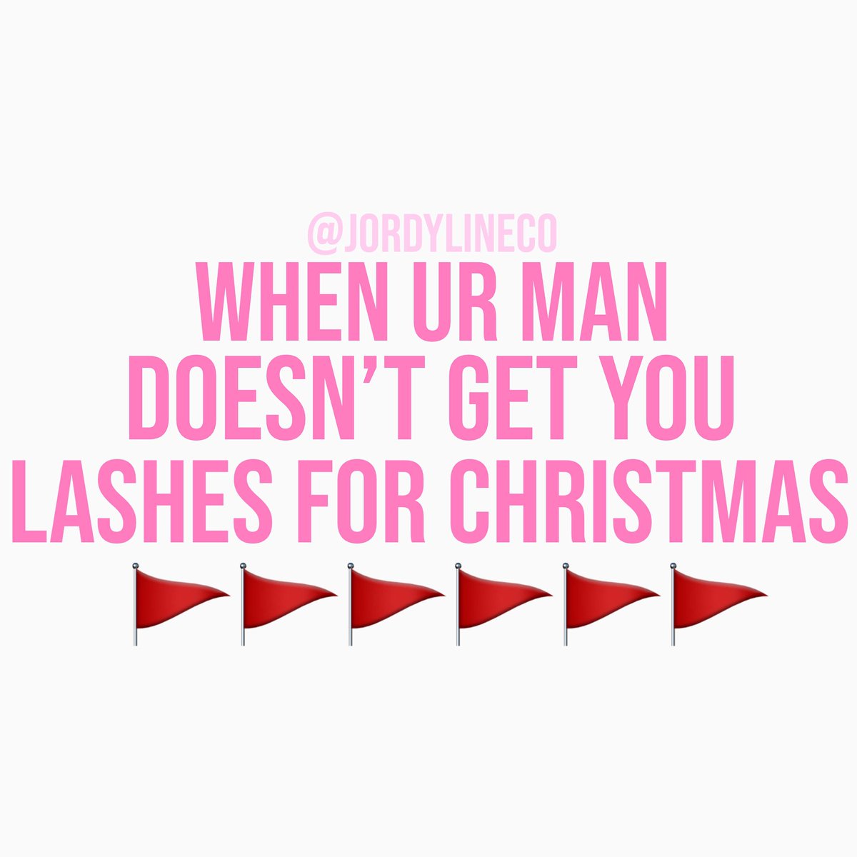 JordyLineCo's tweet photo. Every girl wants ✨luxury✨ lashes for Christmas! 🎅🏼🎄🎁 #DontBeThatGuy https://t.co/delKHGwyfR