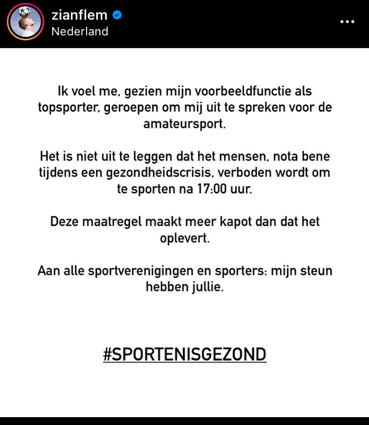 Hoppaaa! Zian Flemming met de 0-1 én een papieren statement op tv: #sportenisgezond #fortunatweet