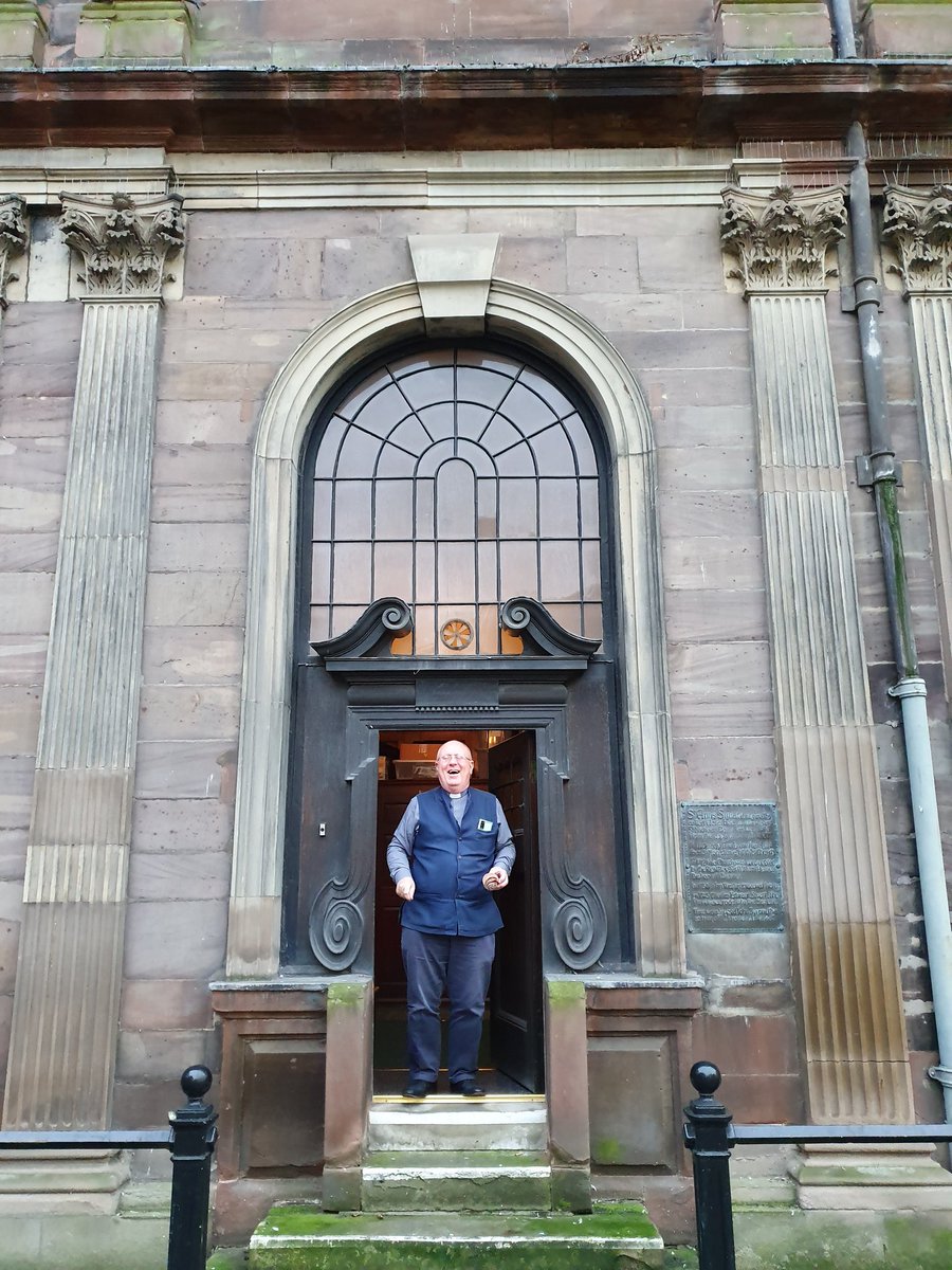 ManchesterMill's tweet photo. Planning meeting with the Rev Canon Nigel Ashworth at @StAnnsChurchMcr ahead of our 🎄 concert. Get your tickets now 🎟️ https://t.co/y4TuBuJ4yq