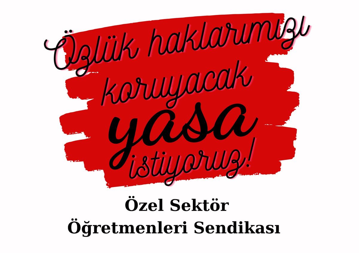 #BizDeÖgretmeniz haklarımızın peşindeyiz