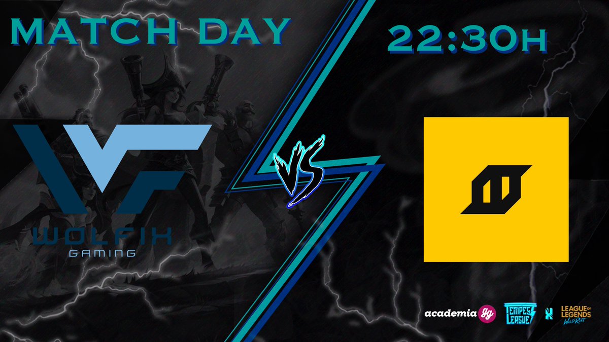 #MatchDay | #WildRift 

[🗓️] Hoy a las 22:30h

<a href="/WolfixGaming/">Wolfix Gaming</a> 🆚<a href="/_Howlesports/">Howl Esports</a>

[🏆] PlayOff Segunda Ronda
  
[🎙️] <a href="/Xampialgemesi/">Xampialgemesi</a>, <a href="/raquello94/">Raquel</a> y <a href="/skankyle1/">RW skankyle</a> 

[🔴] twitch.tv/Xampialgemesi