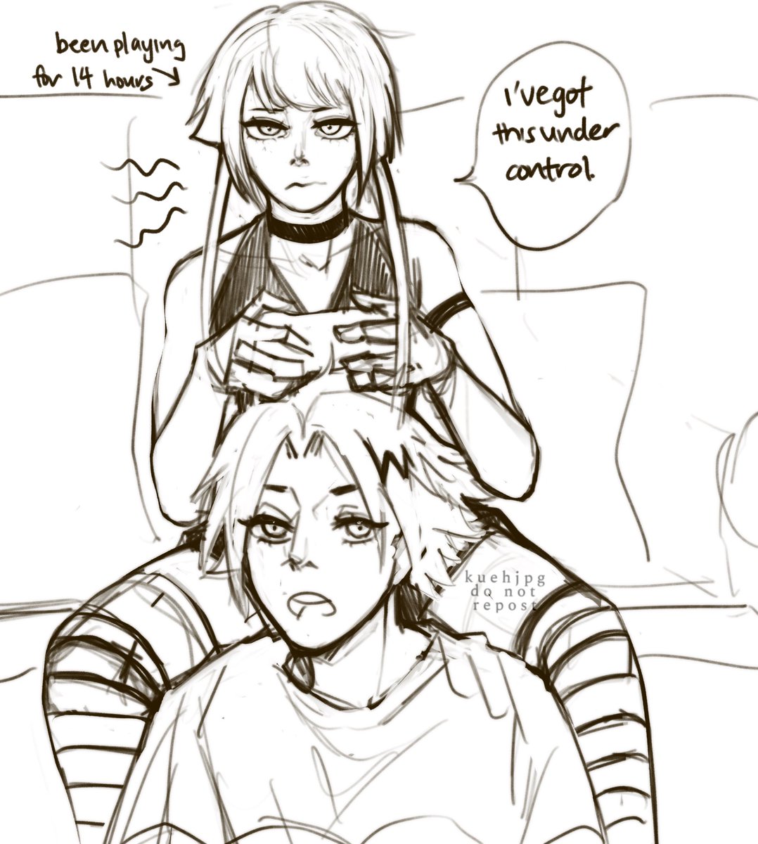 sing for me - lohse version 

v v loosely inspired ahah just them playing original sins2 together ig or more like jirou playing n kaminari is just vibing https://t.co/MnYR9vsmfw 