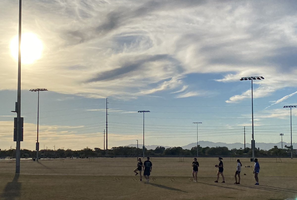 82 in December. Disgustingly beautiful weather for football.