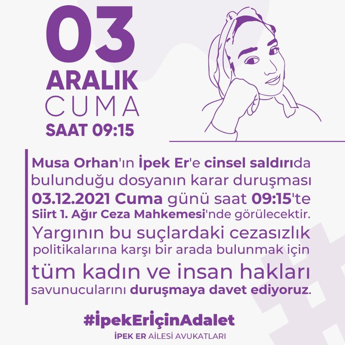 #İpekErİçinAdalet  #MusaOrhanCezalandırılsın
#MusaOrhan neden tutuksuz yargılandı? 👇
gazeteduvar.com.tr/gundem/2020/08…