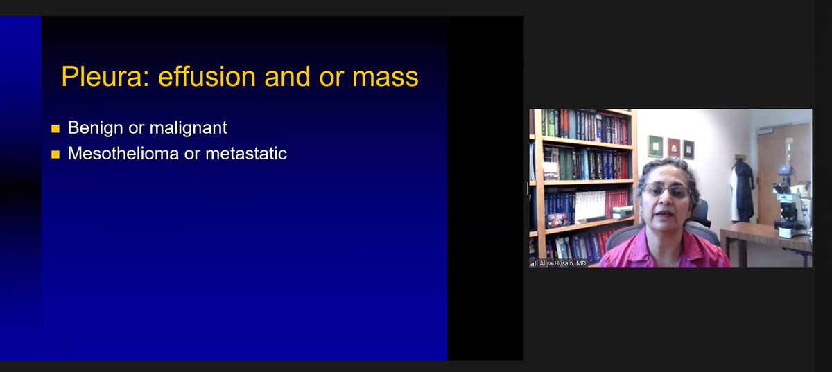 KMirza's tweet photo. Happening now! @AhusainPath sharing pearls of wisdom on #thoracicpath #frozensections in @VirtualPathGR - over 400 registrants! Join now, or watch recording later!

#VirtualPathGR cc: @SaraEWobker @RaulSGonzalezMD @ekhanafshar @Sara_Jiang @RodneyRohde @Blair_Holladay @damilnermd https://t.co/ULn3wyR8QQ