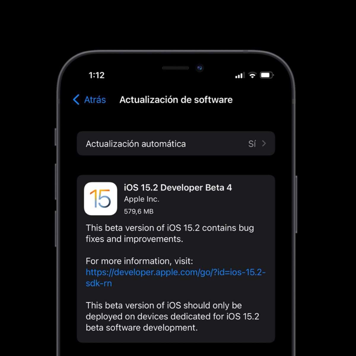 ZonaAppleWorld's tweet image. 🚨Se ha lanzado la Beta 4 para Desarrolladores de iOS 15.2 

#iOS154DevBeta4  #iPhone