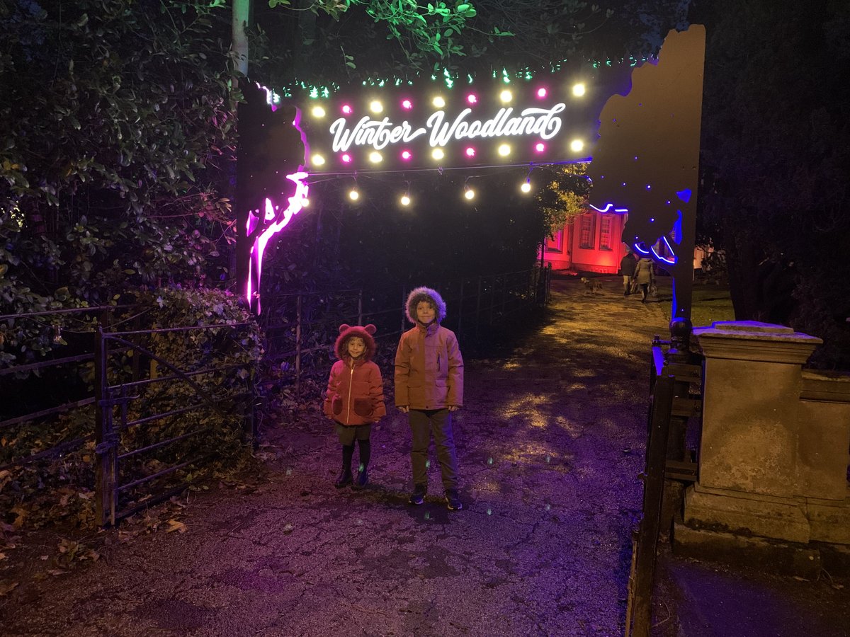 blueraptorsigns's tweet photo. One of our favourite projects. We were asked by Sewerby Hall and Gardens to create an entrance archway for #winterwoodland with a bit of wow factor. After some late nights playing with LEDs, full test build at our spot and some seriously wet and windy weather it looks the part! https://t.co/Sp3qAFIhkc