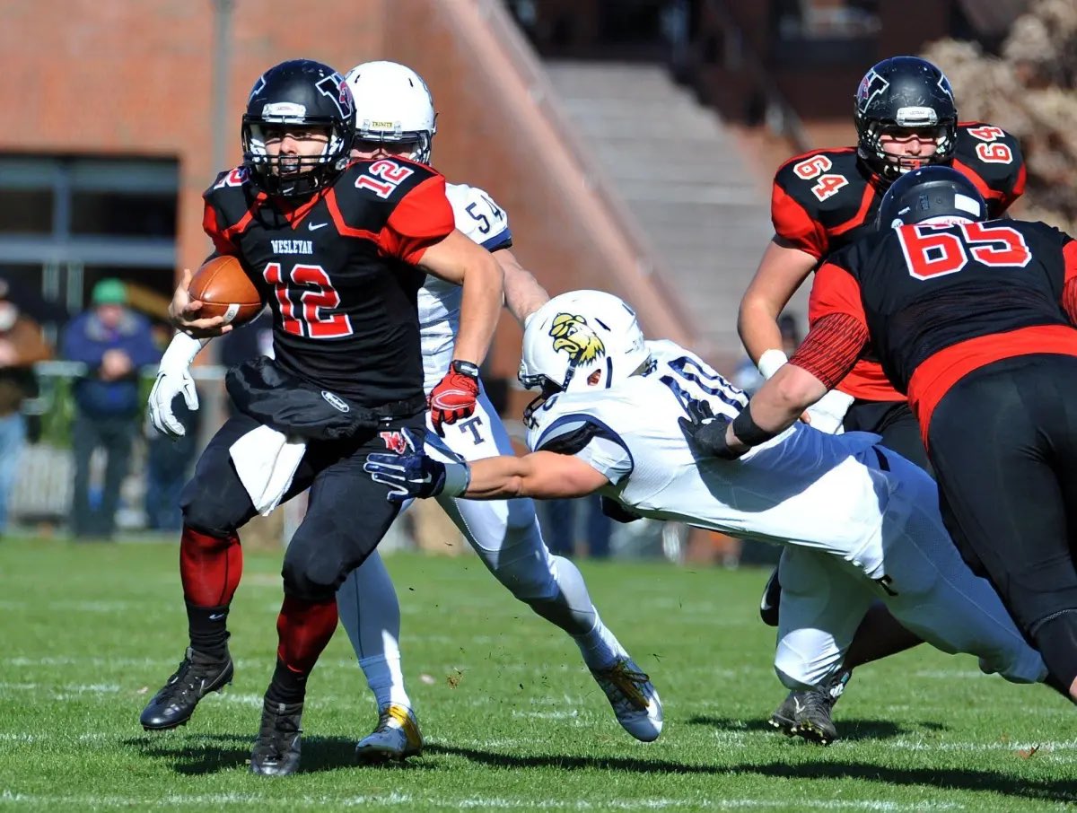 Extremely happy and excited to have received an offer from Wesleyan University!! Thank you <a href="/CoachDiCenzo/">Dan DiCenzo</a> and @Wes_CoachCoyne! <a href="/BergenCathFBall/">Bergen Catholic Football</a> <a href="/bccoachvito/">Vito Campanile</a> <a href="/CoachKarlSeitz/">Karl Seitz</a>