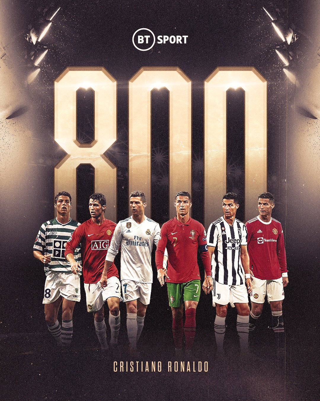 SportsCenter on X: CRISTIANO RONALDO SCORES HIS 800TH CAREER GOAL‼️  @ESPNFC  / X