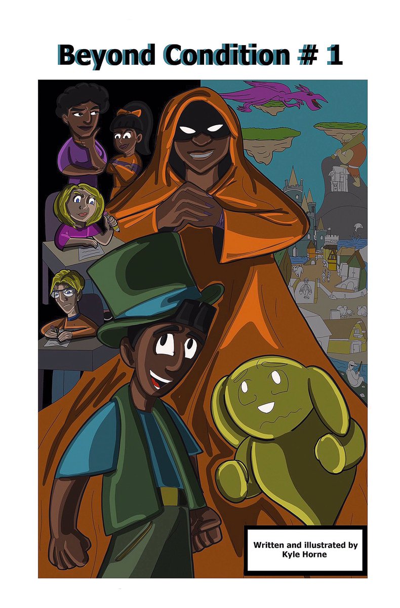 kylehorneart's tweet photo. Coraline x El Deafo x new kid

A black middle schooler diagnosed with Ulcerative Colitis deals with bullying &amp; anxiety. 

As he enters his middle school years.

Will he let his condition define who he is or the other way around?

#MG #GN #BVM #POC #MH #Dis #KidLitGN #PitMad https://t.co/XTOWWw2qPM