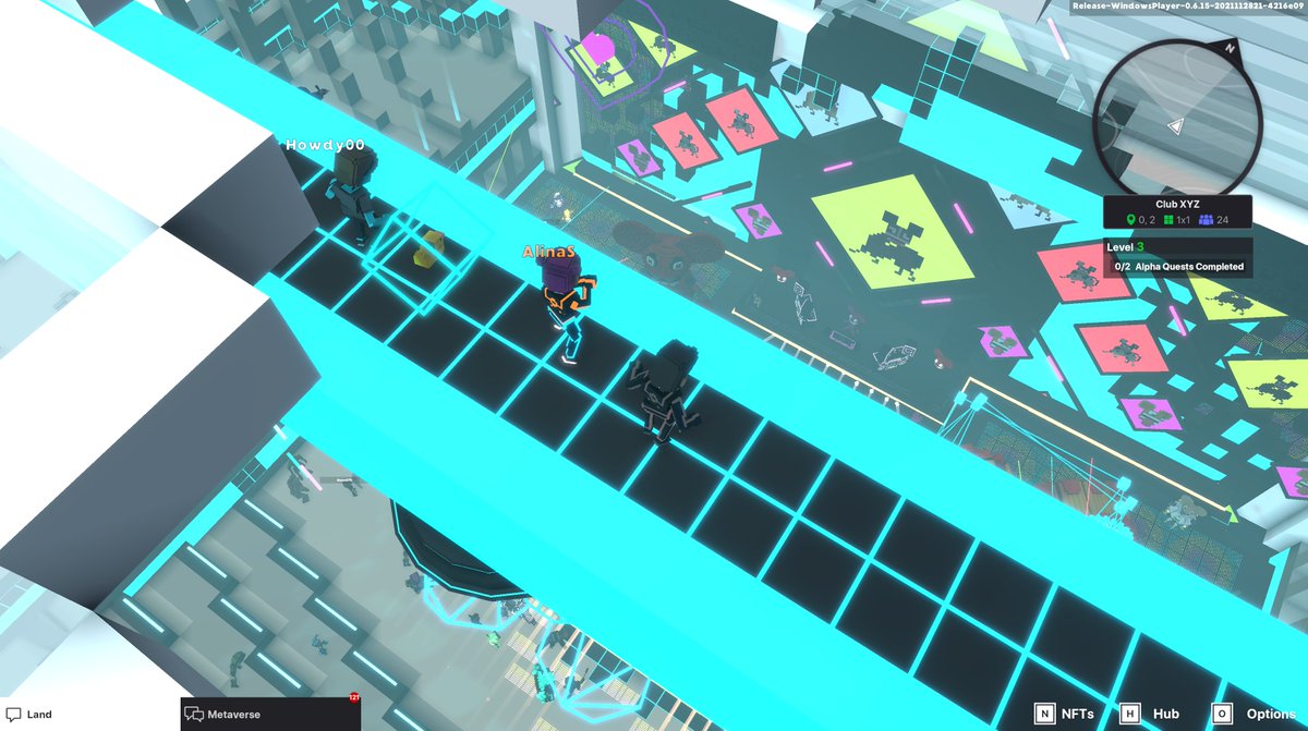 Crypto__Alla's tweet photo. Dancing on the roof of @TheSandboxGame Club XYZ with @direwolf_spirit https://t.co/DBiUSqAs4J