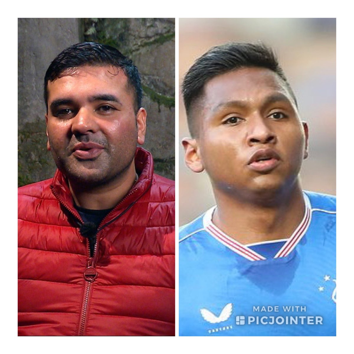 jamesarkley's tweet photo. @antanddec @imacelebrity Is Naughty Boy actually Alfredo Morelos in disguise? https://t.co/ntz3PsvmCM