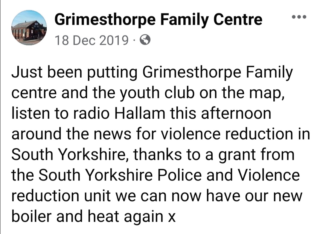 Back at Grimesthorpe family centre this weekend now the main hall is completed after community Payback removed v the false ceiling and decorated  Starting on the much needed youth club downstairs with thanks to our colleagues in crime reduction for the grant. #positiveprobation