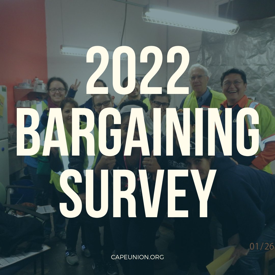 CAPEUnion's tweet photo. CAPE Members: It’s time to negotiate our new long-term contract! Check your email for our 2022 Contract Bargaining Survey and make your voice heard. #unionstrong #LAcounty #1u #contracttalk https://t.co/WNwSuUseO7