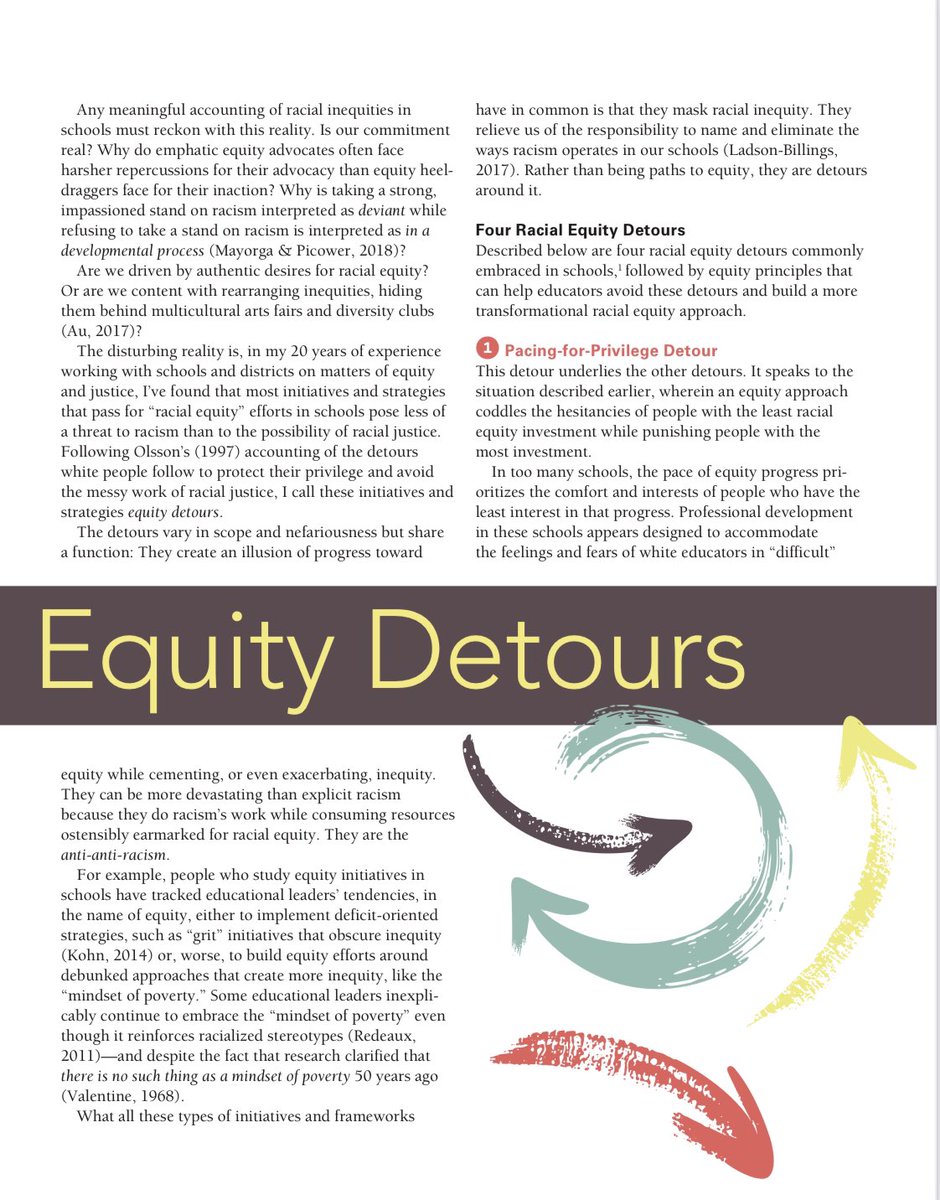 Discussing <a href="/EquityLiteracy/">Paul Gorski | Equity Literacy Institute</a>’s “Avoiding Racial Equity Detours” during Part 2, Session 2 of Approaching and Engaging in Anti-Black Racism Work with Dr. Nicole West-Burns and Karen Murray <a href="/kprschools/">KPRDSB</a>