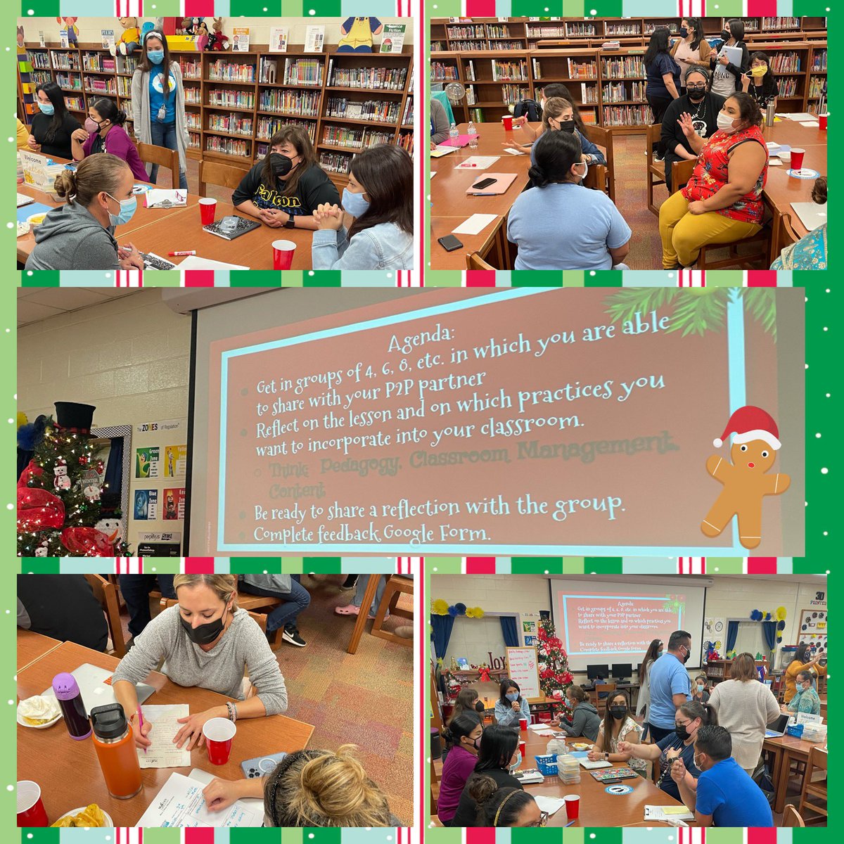 FieldsFalcons's tweet image. Nothing like spreading the Christmas cheer with instructional reflections. #P2P #FieldsInspires #reflecttoperfect #SSMES