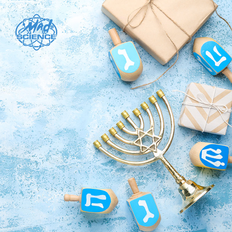 MadScienceDFW's tweet image. Happy Hanukkah from Mad Science!