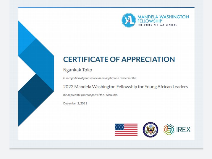 TokoVirginie's tweet photo. I'm so grateful for the opportunity
Big thanks to @IREXintl
@USEmbYaounde, @IDA_CRPD_Forum @WashFellowship @GDS_Disability https://t.co/f6lDrgTv3v