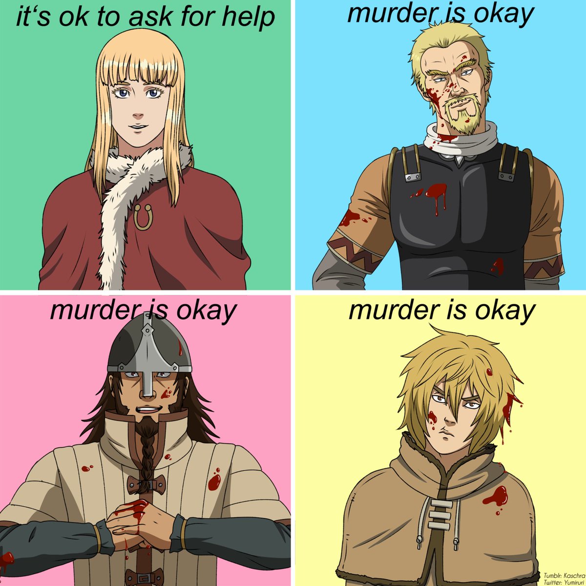 kaschra_'s tweet photo. I'm here to give you another dumb Vinland Saga meme 😌

#vinlandsaga #vinland_saga #ヴィンランド・サガ https://t.co/LThKewzod1